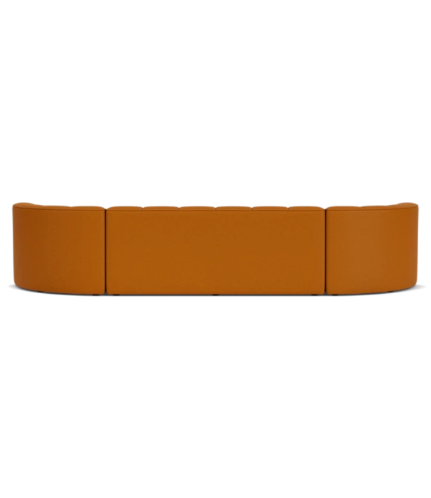 Audo Audo Eave Seamline Modular Bank 4 zits , configuratie 1 - Oaxaca 560