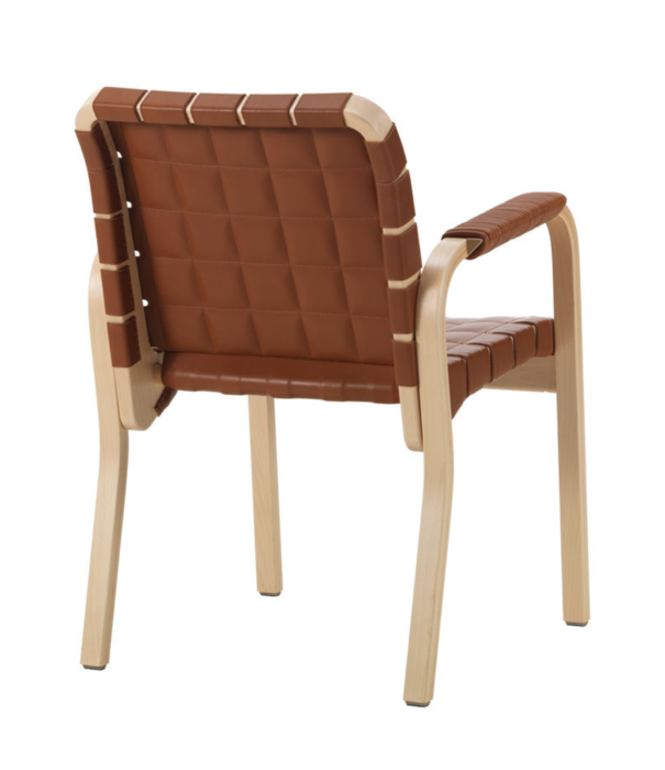 Artek  Artek Helsinki Special, Armchair 45 birch, cognac leather