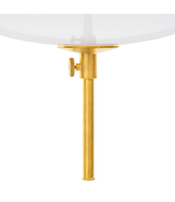 Fritz Hansen Clam Pendant Lamp white / brass Ø55