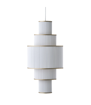 Model 113 Plivello Hanglamp papier, goud H97