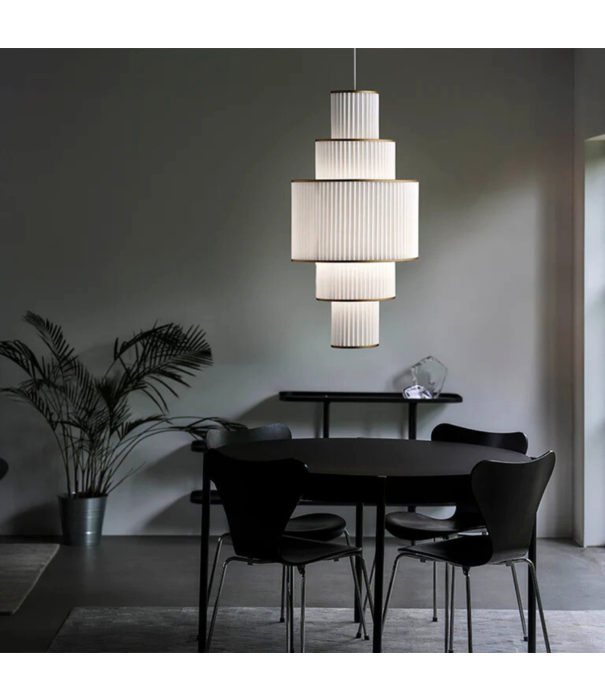 Le klint  Plivello 113 hanglamp papier, goud