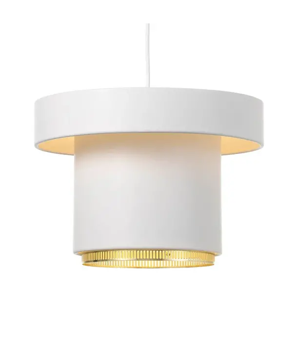 Artek  Artek A201 hanglamp, wit / messing