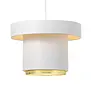 Artek A201 pendant, white - brass
