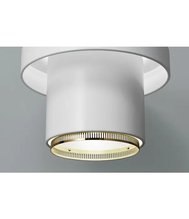 Artek  Artek A201 hanglamp, wit / messing