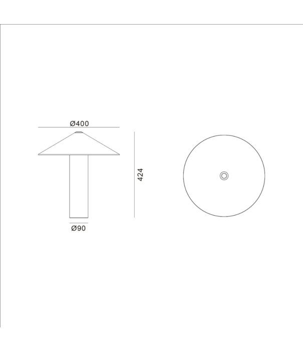 Lyfa  Lyfa Futé Tafellamp 400