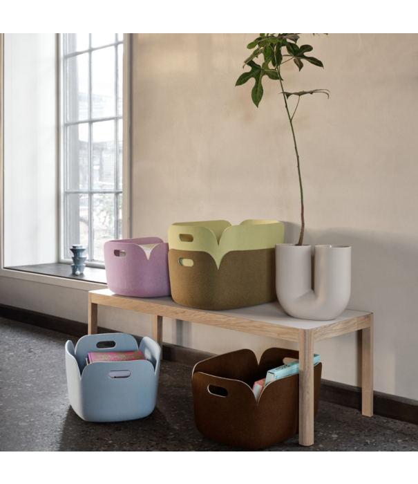 Muuto Restore basket dark brown