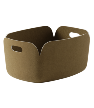 Muuto Restore Basket brown-green
