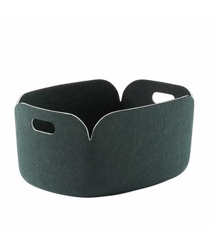 Muuto Restore Basket dark green