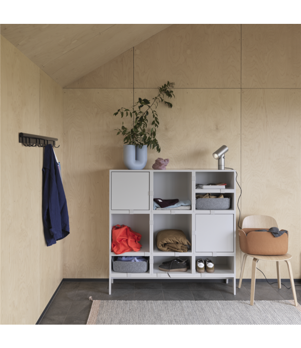 Muuto Restore Opbergmand black melange