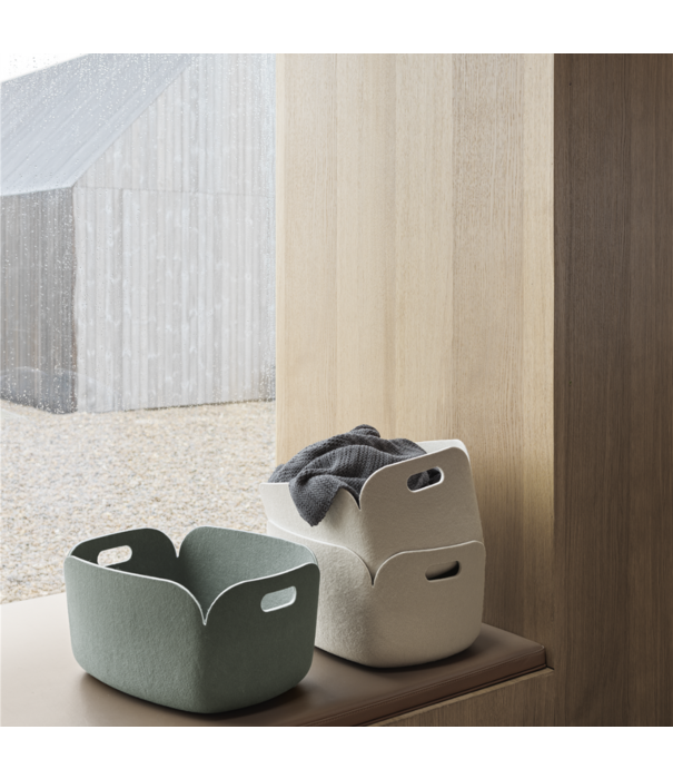 Muuto Restore Opbergmand black melange