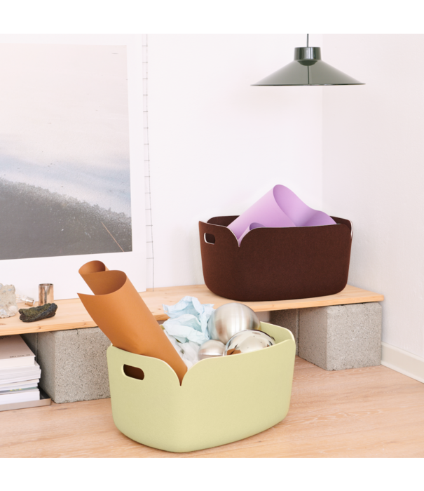 Muuto Restore Opbergmand black melange
