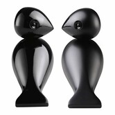 Lovebirds black set of 2