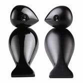 Lovebirds zwart set van 2