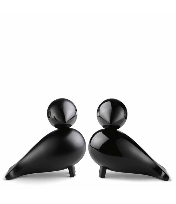 Kay Bojesen   Lovebirds black set of 2