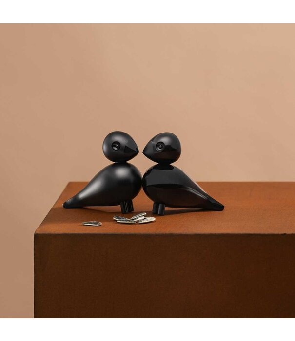 Kay Bojesen   Lovebirds black set of 2