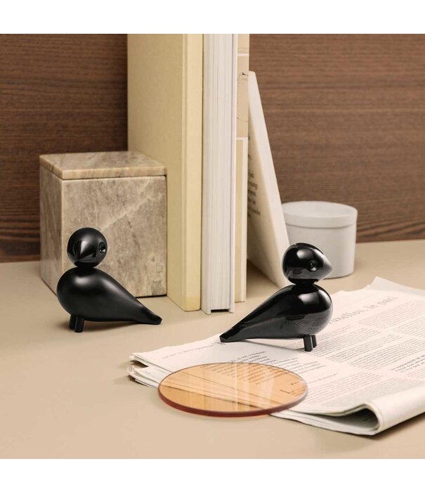 Kay Bojesen   Lovebirds black set of 2