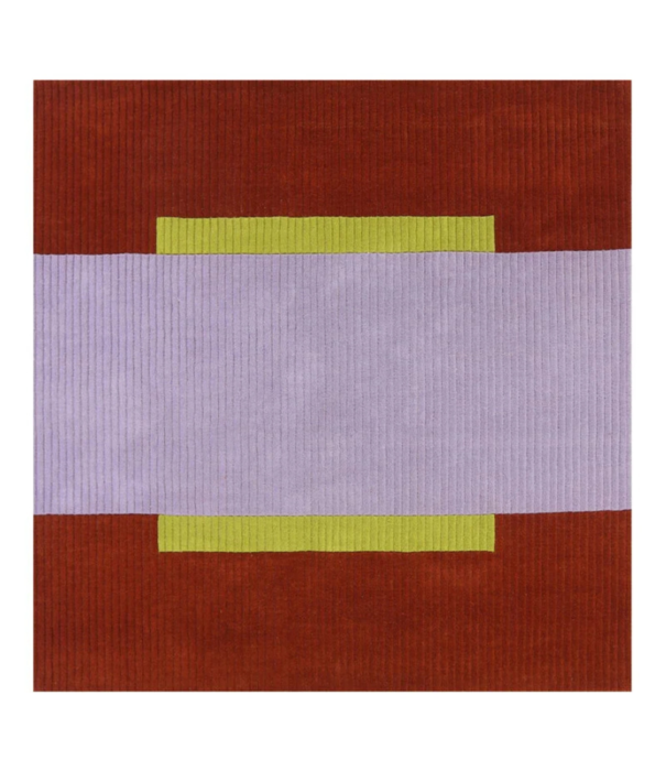 Finarte Finarte Umbra Wool Rug Lila - rust