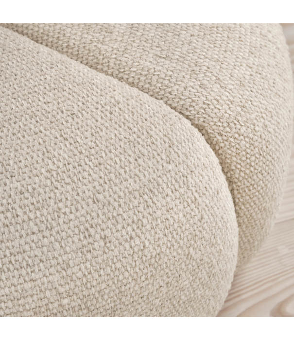 Vipp  Vipp 655 Pouf wavy off white, light grey