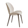 Vipp 462 Lodge Chair dark oak, Brook beige
