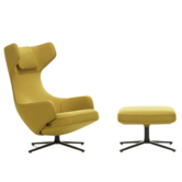 Vitra Grand Repos Lounge Stoel, Cosy canola
