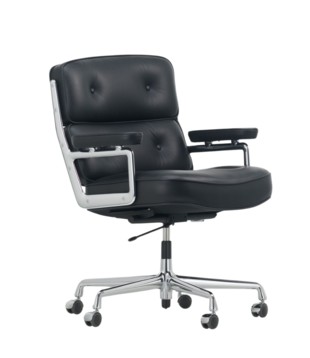 Vitra Lobby Chair ES 104 Office Chair black leather