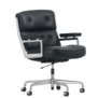 Vitra Lobby Chair ES 104 Bureaustoel zwart leer