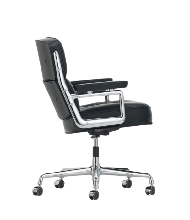 Vitra  Vitra Lobby Chair ES 104 Bureaustoel zwart leer