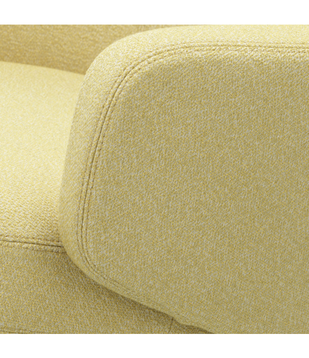 Vitra  Grand Repos Lounge Stoel m. Ottoman, Cento mustard