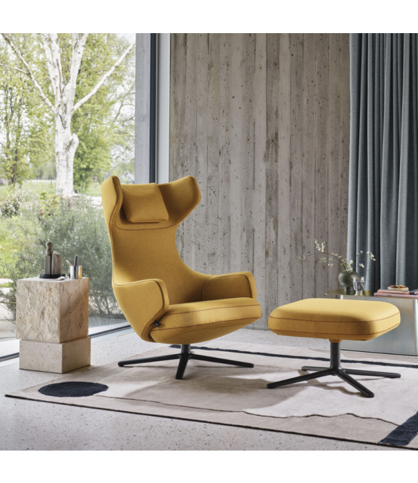 Vitra  Grand Repos Lounge Stoel, Cosy canola