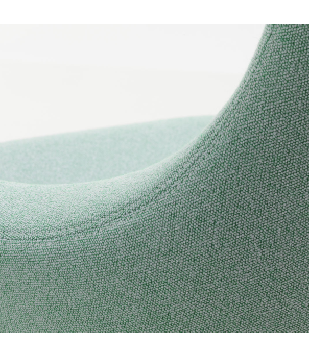 Vitra  Vitra Grand Repos Lounge Stoel m. Ottoman, Dumet pale blue-emerald