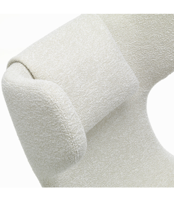 Vitra  Grand Repos Lounge Stoel m. Ottoman, Nubia ivory-pearl