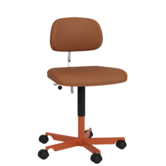 Montana  Kevi 2534U Bureaustoel frame Hokkaido, Brandy leer