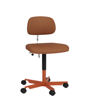 Montana Kevi  2534U Office Chair frame Hokkaido, Brandy leather