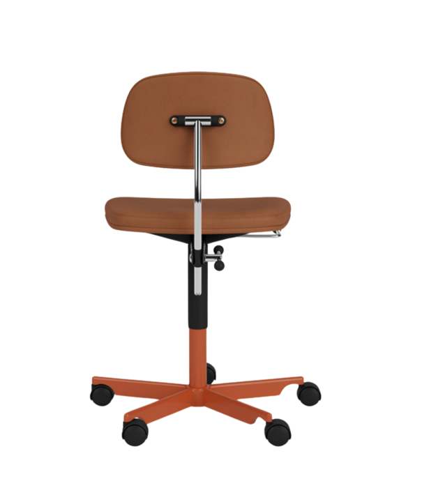 Montana Furniture  Montana  Kevi 2534U Bureaustoel frame Hokkaido, Brandy leer