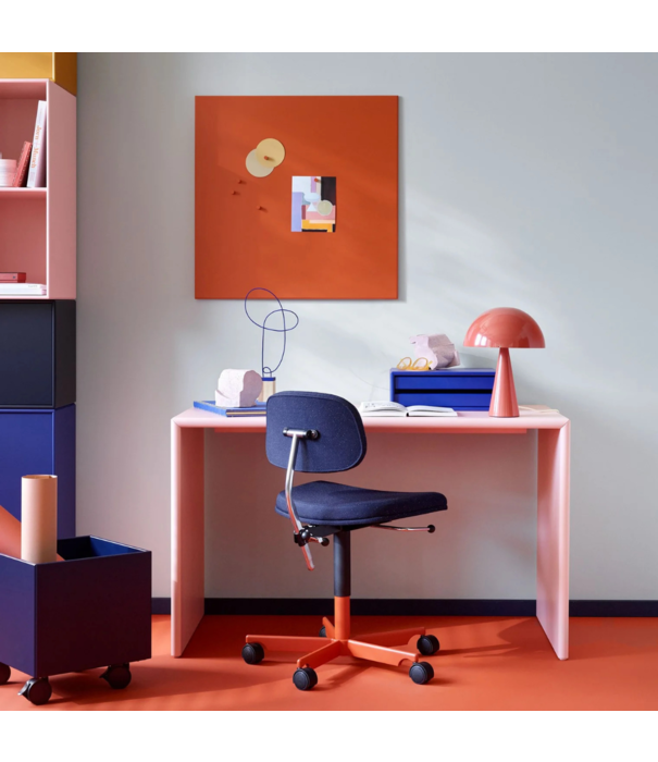 Montana Furniture  Montana  Kevi 2534U Bureaustoel frame gepolijst, Hallingdal 723