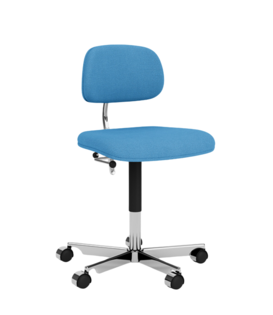 Montana Kevi  2534U Office Chair frame polished, Hallingdal 723