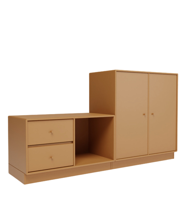 Montana Furniture  Rest 1 Bench with plinth