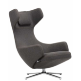 Vitra Grand Repos lounge stoel m. ottoman, Cosy Nutmeg