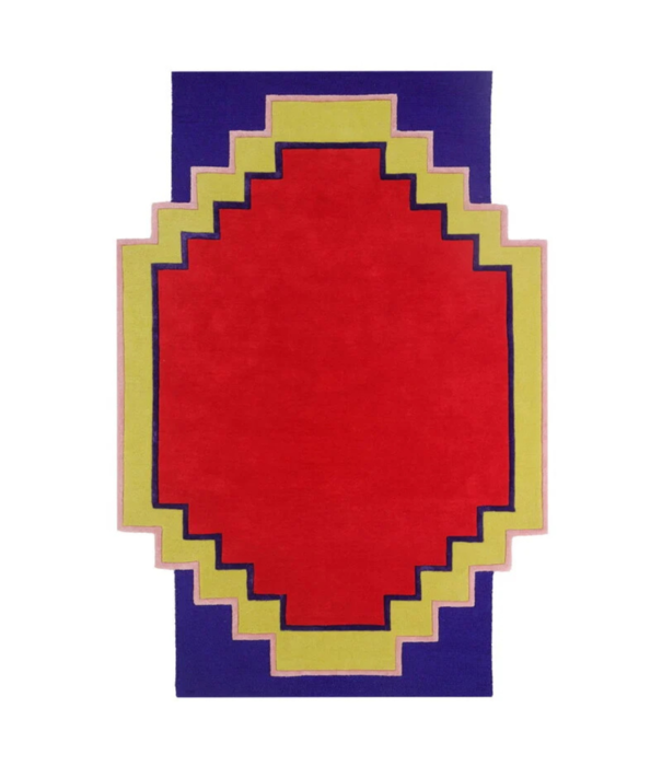 Finarte Finarte Kertomus vloerkleed, blauw