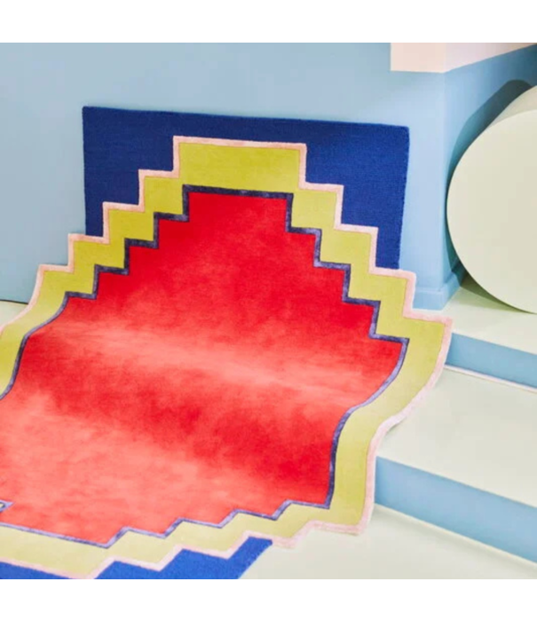 Finarte Finarte Kertomus vloerkleed, blauw