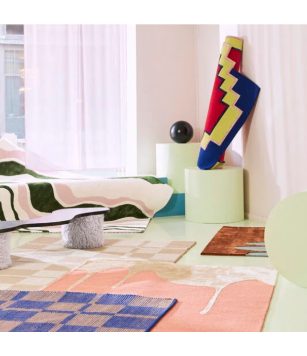 Finarte Finarte Kertomus vloerkleed, blauw