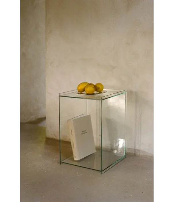 Frama  Frama Rivet Box table, clear glass
