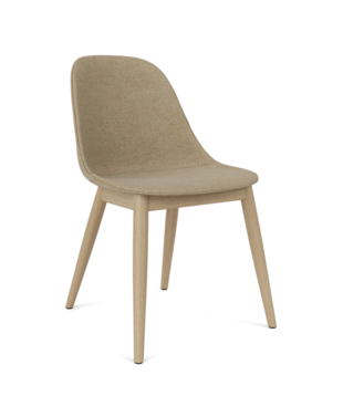Audo Harbour Side Dining chair upholstered, wooden base