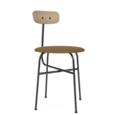 Audo Afteroom Dining stoel met zitkussen leer
