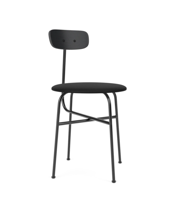 Audo Audo Afteroom Dining stoel met zitkussen leer