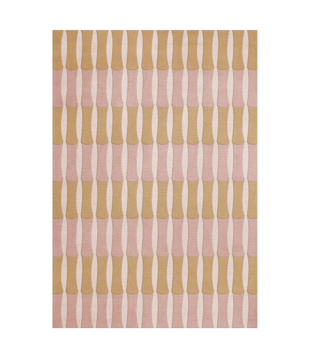 Layered Bamboo Forrest Rose Vloerkleed