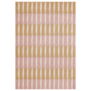 Layered Bamboo Forrest Rose Rug