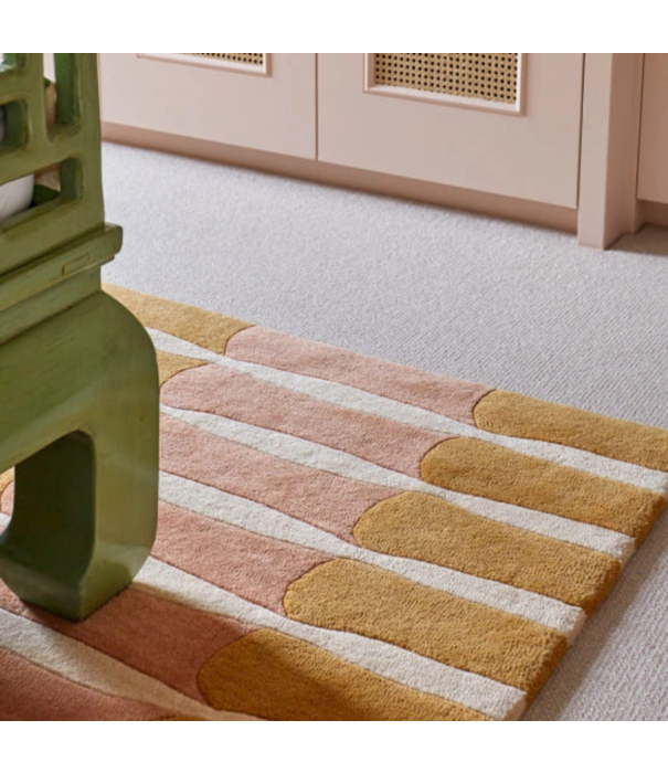 Layered  Layered Bamboo Forrest Rose Vloerkleed