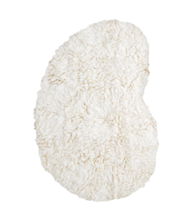 Layered Shaggy Residue Vloerkleed - Bone White