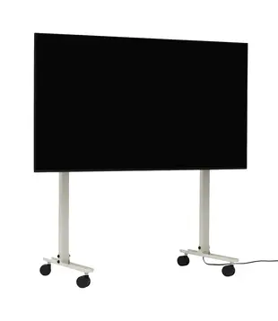 Pedestal Straight Rollin' TV Stand